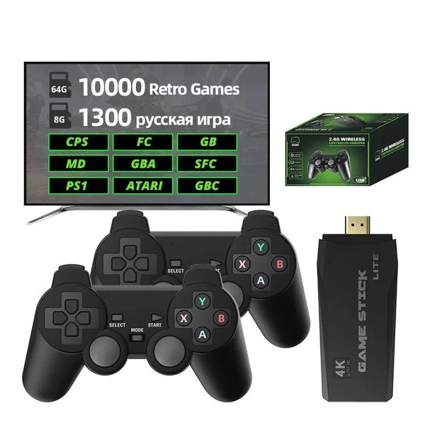 Retro Video Game Console Wireless 4k 10000 Games Portable