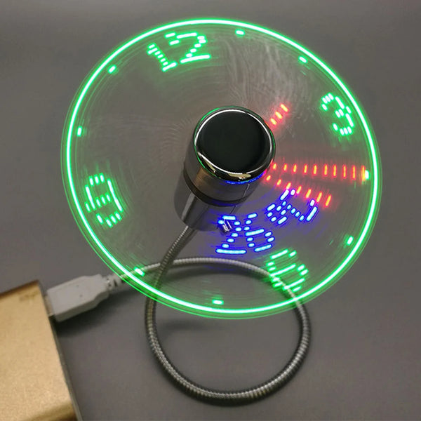 USB Gadgets Clock Fans