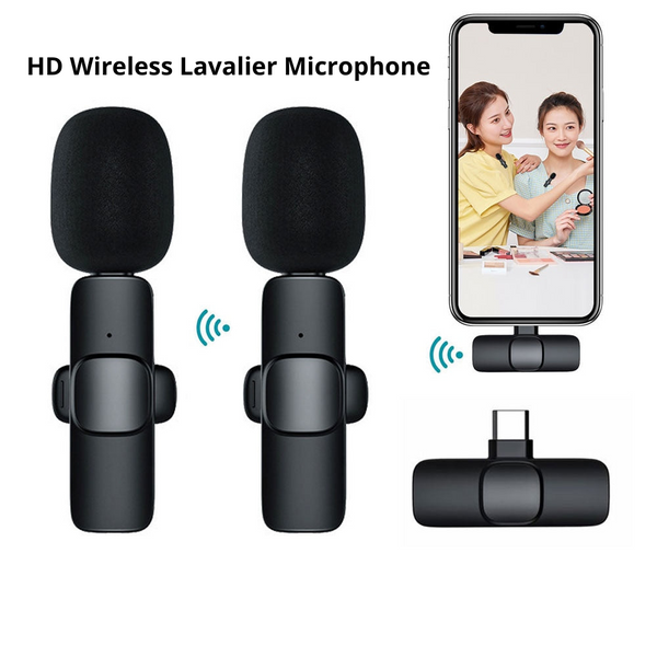 Wireless Lavalier Microphone professional-grade device perfect for audio and video recording